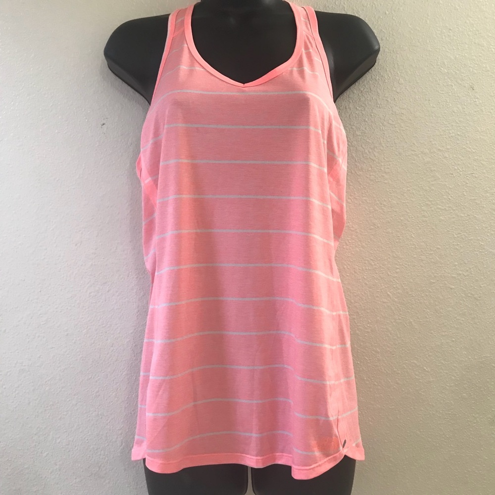 NWOT North Face FlashDry XT Peach Pink Tank M